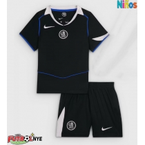 Camiseta Chelsea Tercera Equipación para niños 2025-26 manga corta (+ pantalones cortos)
